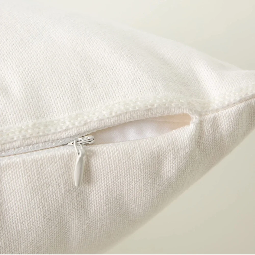Luxury Home | Classy Chic Snowflake Embroidered Needlepoint Throw Pillow Covers